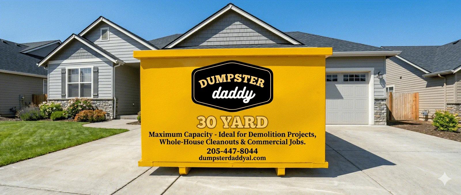 Dumpster Daddy roll-off dumpster rental