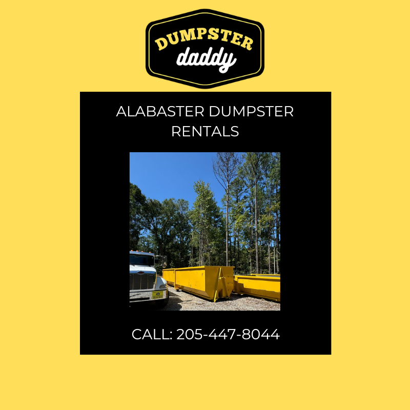 Alabaster Dumpster Rental Cost