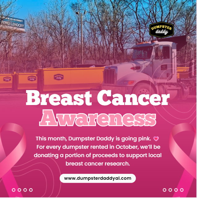 Dumpster Daddy Supports Breast Cancer Awareness
