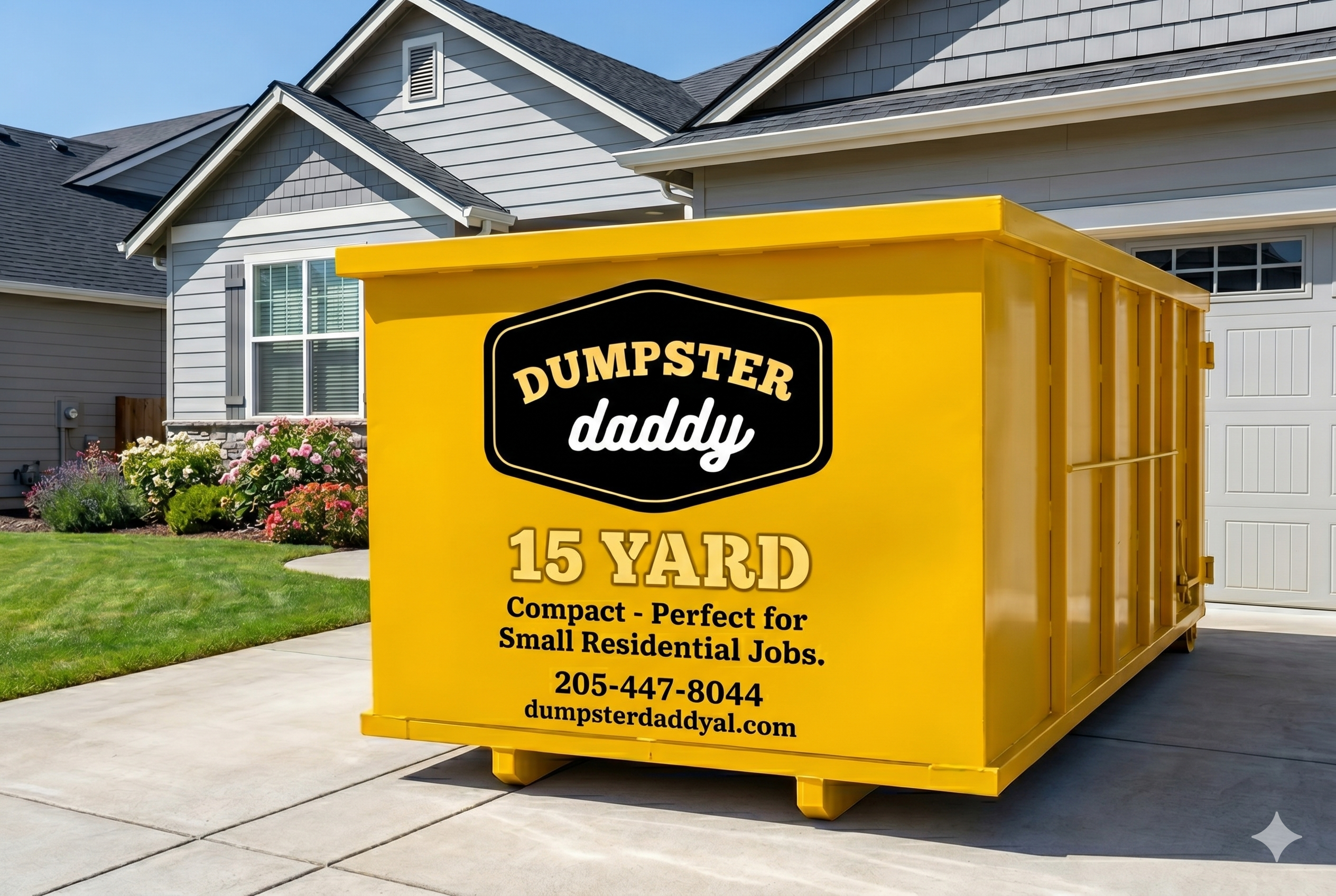 Dumpster Daddy 15 Yard Dunmpster Rental Image